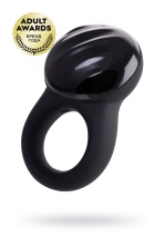 Силиконовое эрекционное кольцо на пенис Satisfyer Signet черный 8 см.