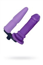 Сменная двойная насадка для секс машин фаллос Diva фиолетовый 16 см