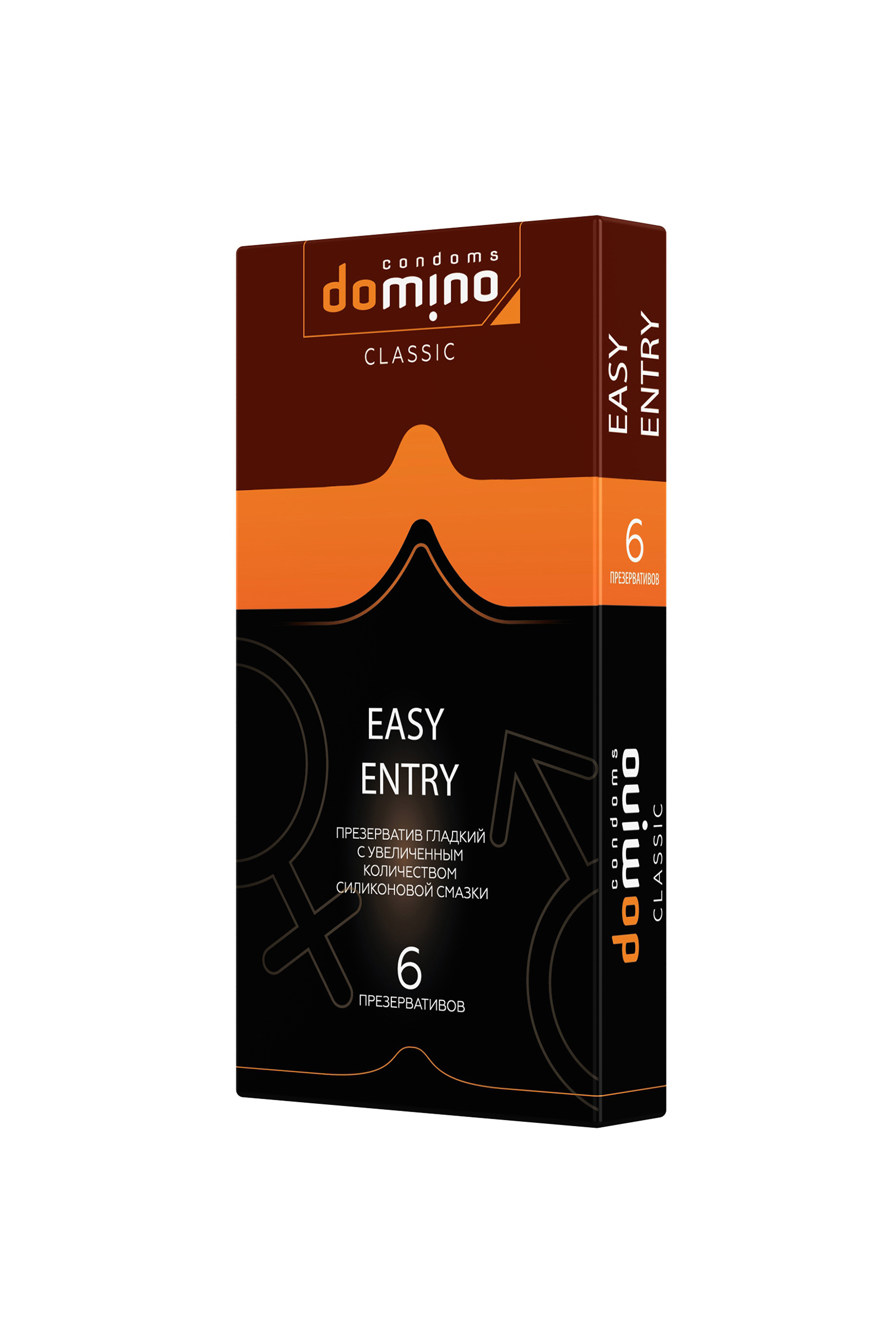 Презервативы Domino Classic Easy Entry 18 см 6 шт