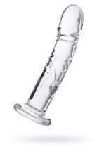 Стеклянный нереалистичный фаллоимитатор Sexus Glass прозрачный 19,5 см