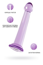 Нереалистичный фаллоимитатор Jelly Dildo S Toyfa Basic фиолетовый 15,5 см