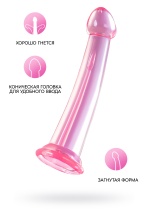Нереалистичный фаллоимитатор Jelly Dildo XL Toyfa Basic розовый 22 см