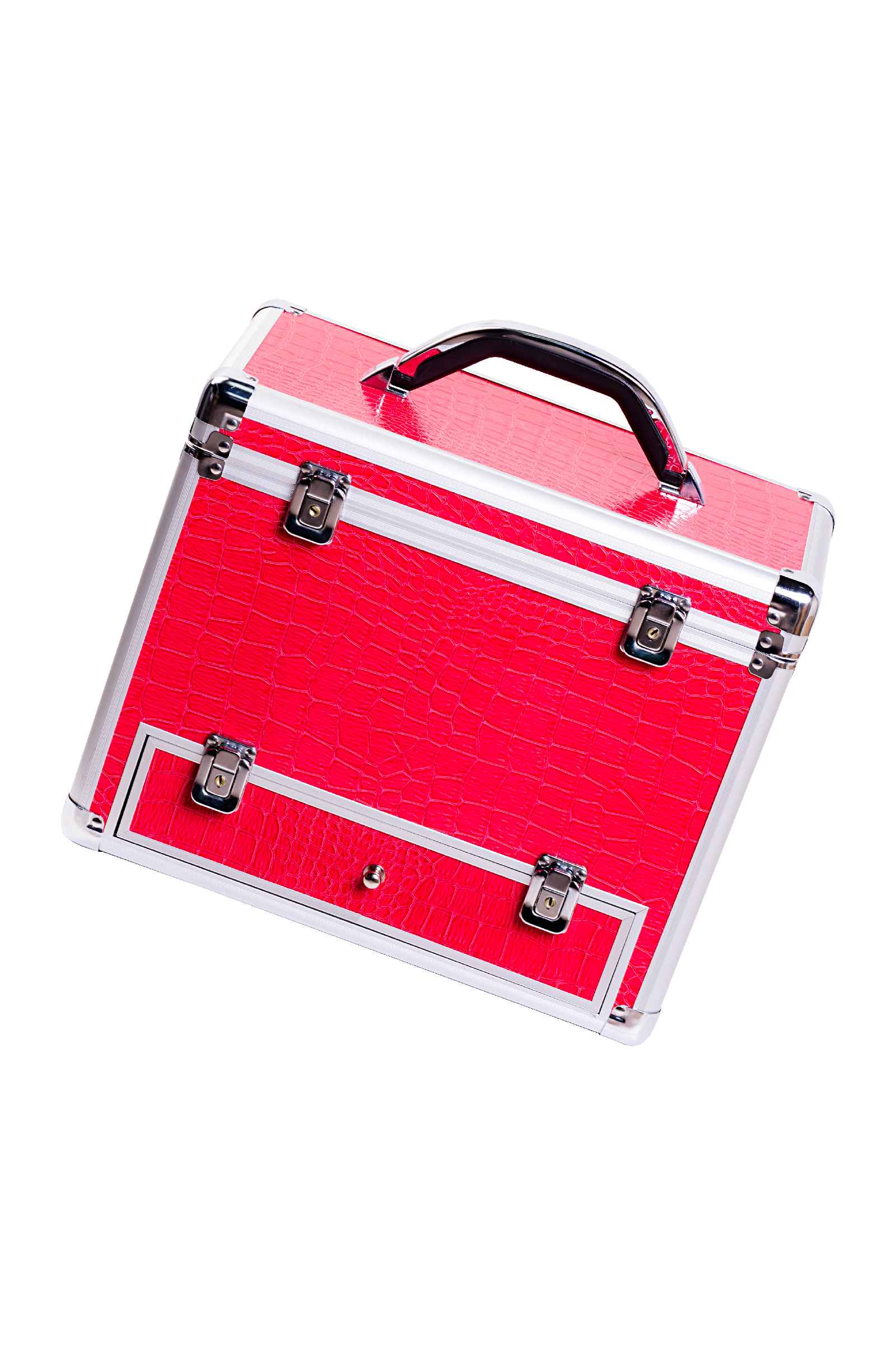 Секс-чемодан с двумя насадками Diva Wiggler розовый 28 см