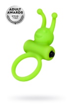 Силиконовое эрекционное кольцо на пенис A-Toys by Toyfa Flik зеленый 9,1 см Ø 3,1 см
