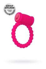 Эрекционное кольцо на пенис Toyfa A-Toys розовое 3,5 см