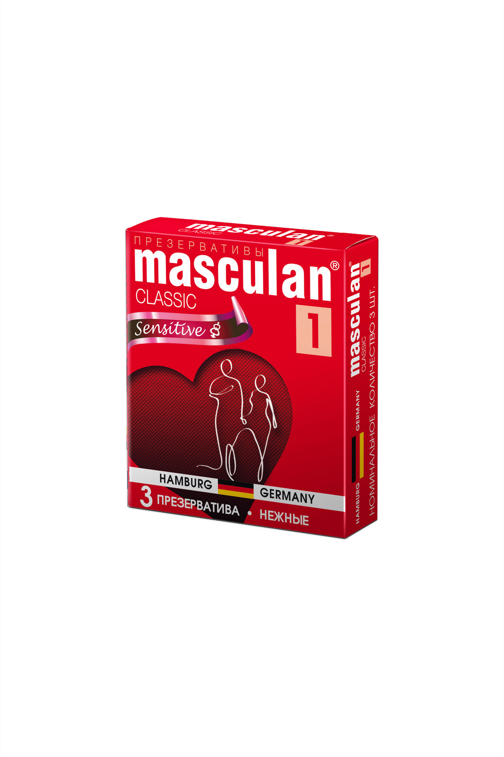 Презервативы нежные Masculan Classic 1 18,5 см 3 шт