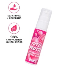Съедобная гель-смазка Tutti-Frutti для орального секса со вкусом Bubble Gum 30г