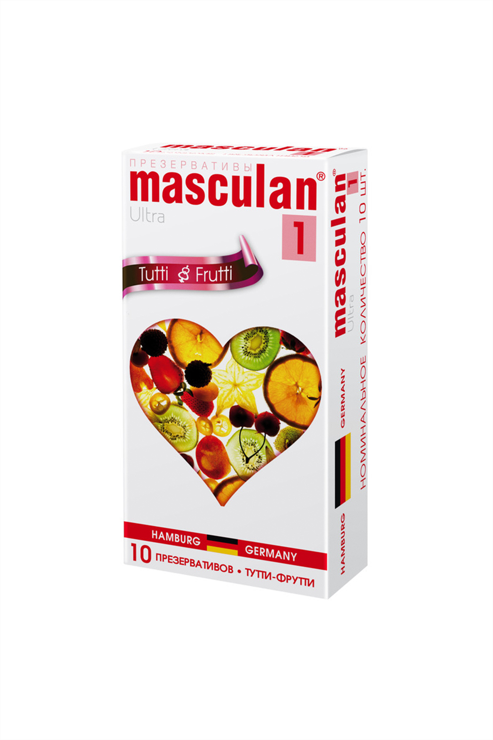 Ароматизированные презервативы Masculan Tutti-Frutti Ultra 1 19 см 10 шт