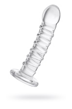 Стеклянный нереалистичный фаллоимитатор Sexus Glass прозрачный 16 см