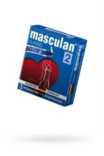 Презервативы Masculan Classic 2 Doty розовые 19 см 3 шт
