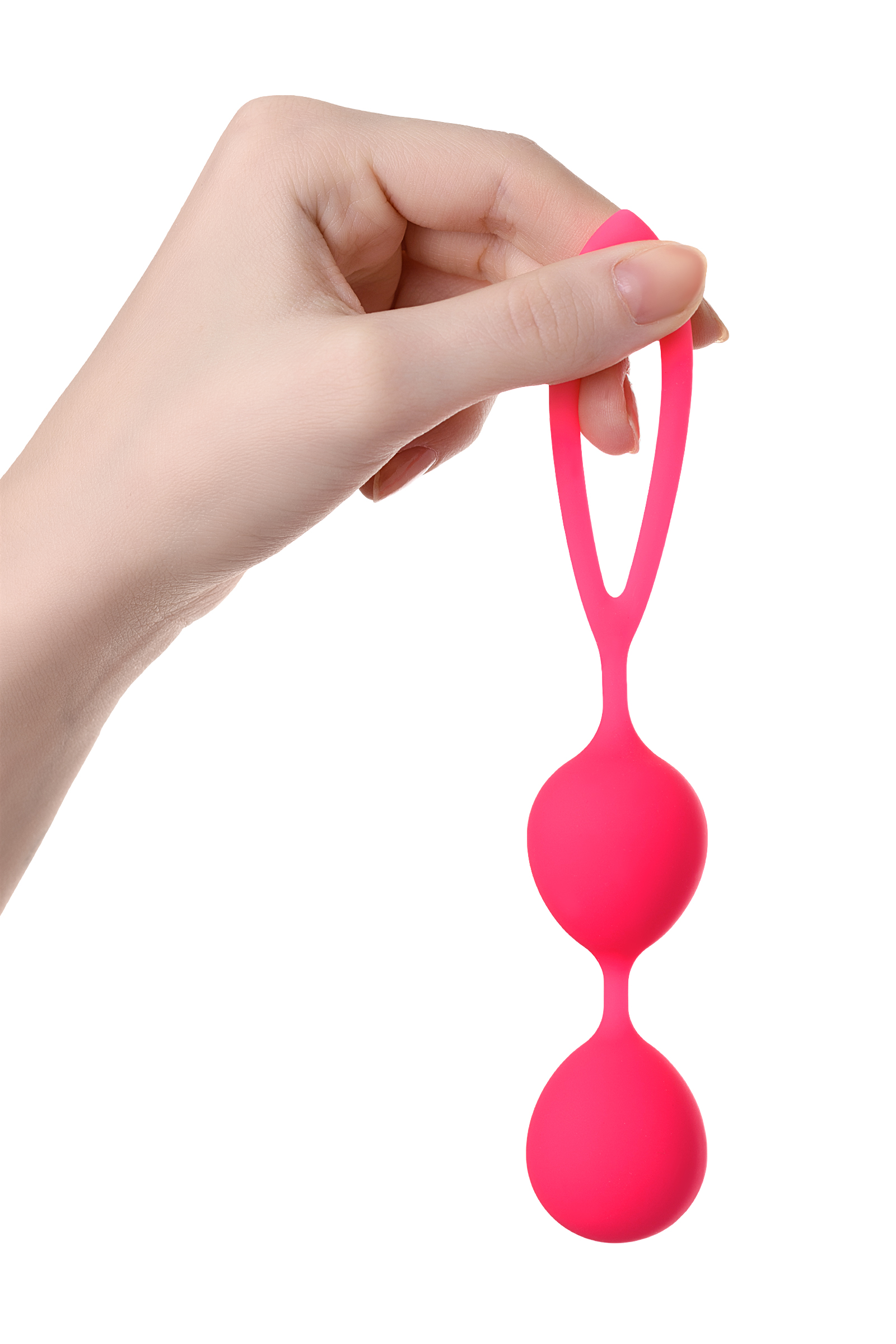 Силиконовые вагинальные шарики A-Toys by Toyfa Rai розовые 17 см