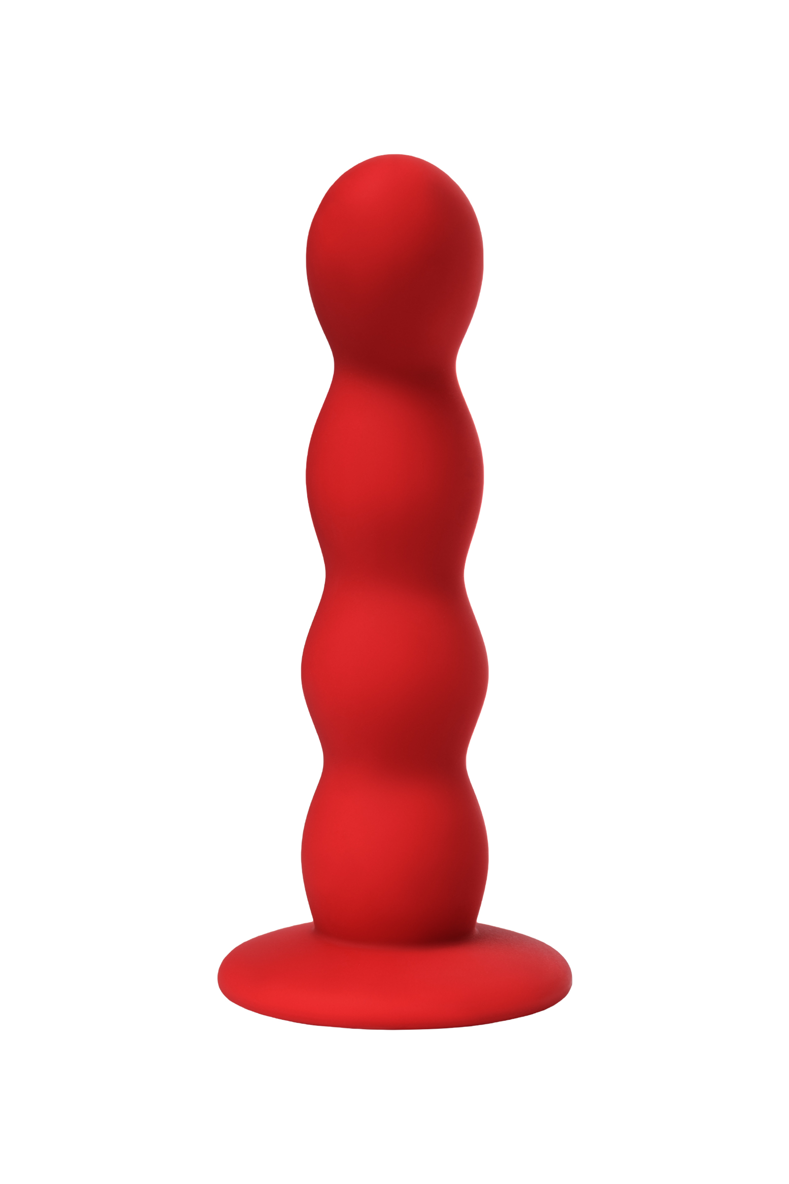 Силиконовый анальный фаллоимитатор ToDo by Toyfa Favorite красный 13 см