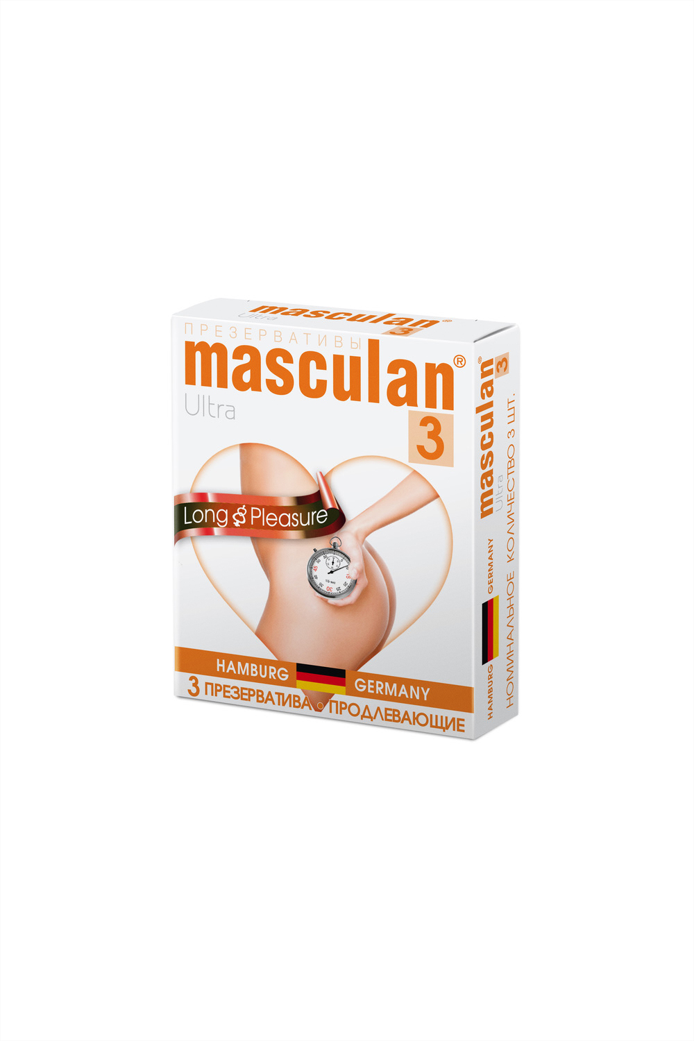 Пролонгирующие презервативы Masculan Ultra 3 19 см 3 шт