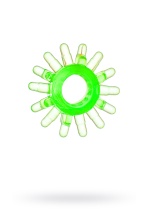 Эрекционное кольцо Toyfa 818003-7 зеленое