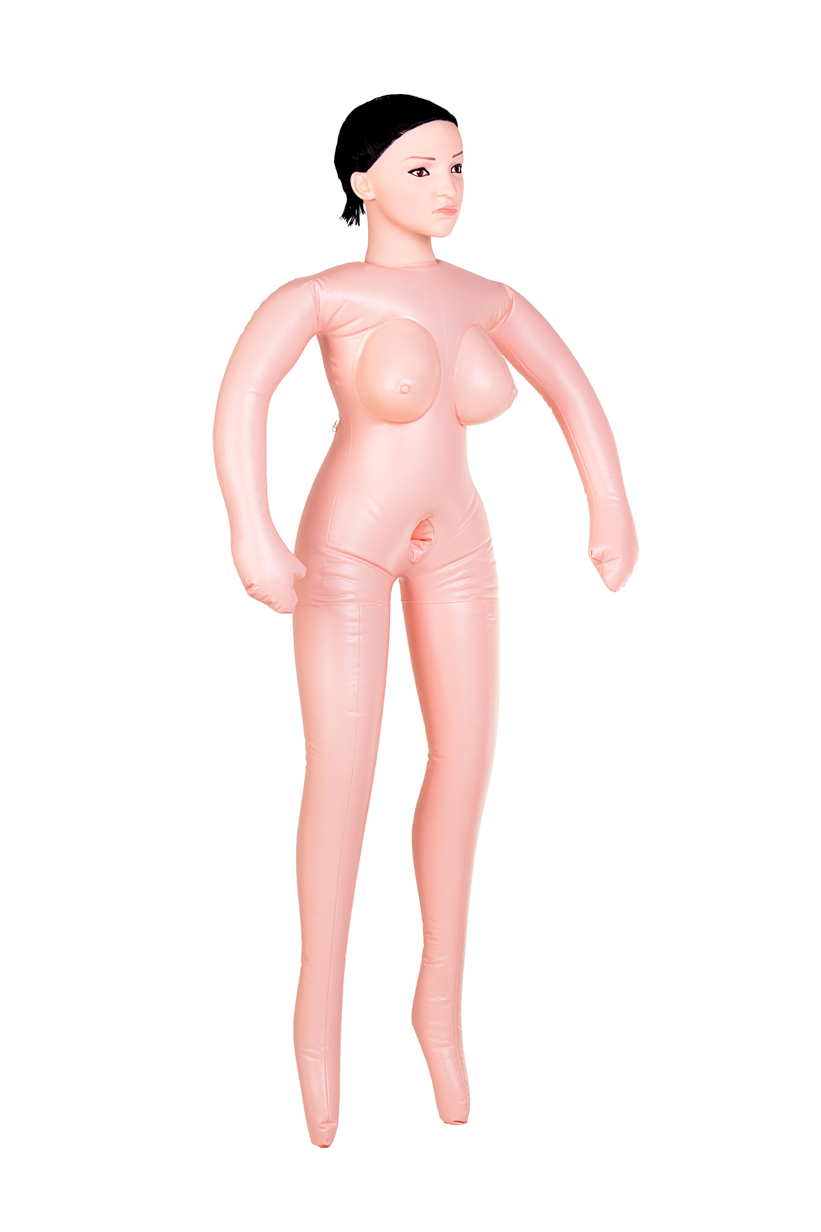Кукла надувная с двумя отверстиями Dolls-X by Toyfa Nurse Emilia брюнетка 160 см