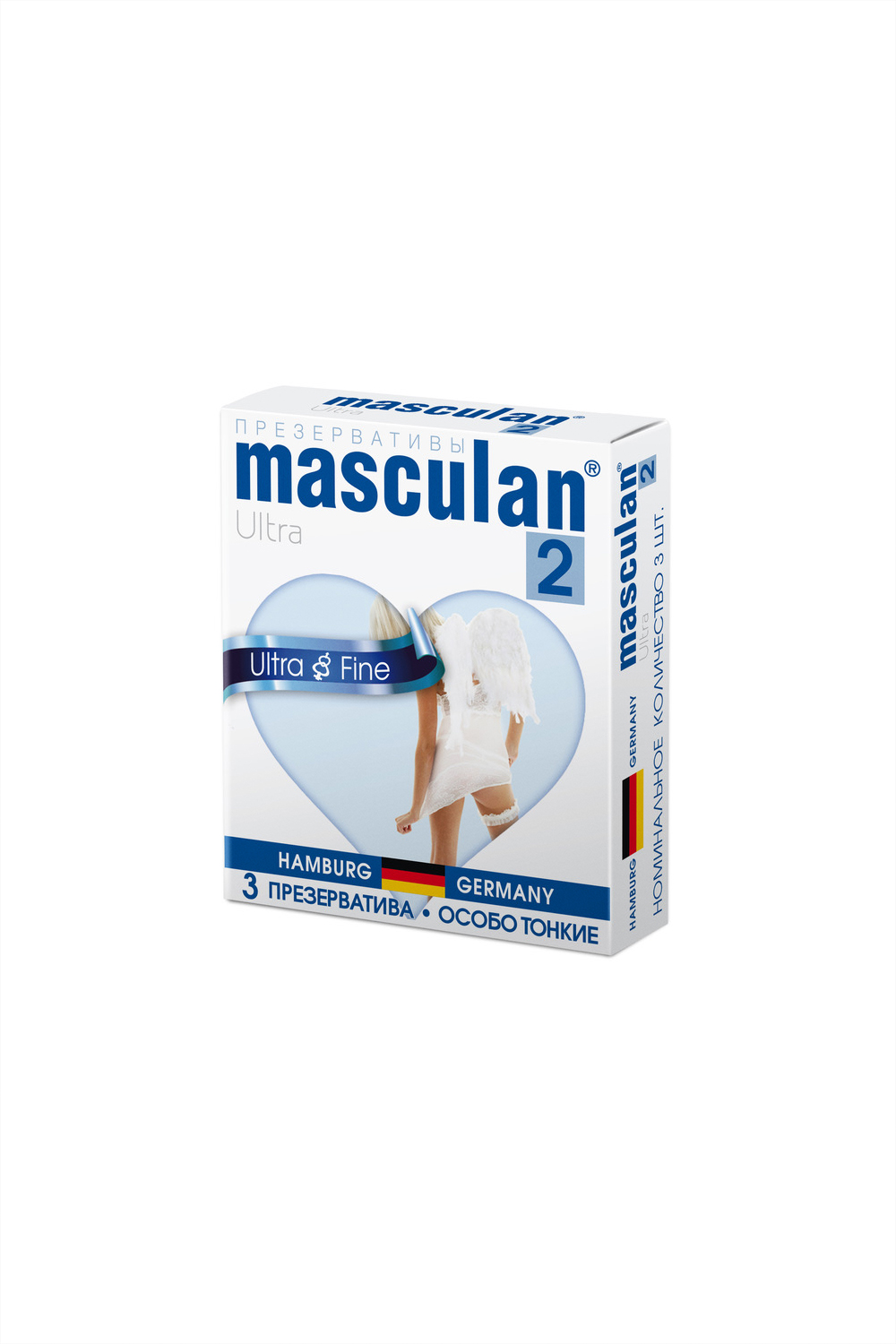 Ультратонкие презервативы Masculan Ultra 2 19 см 3 шт