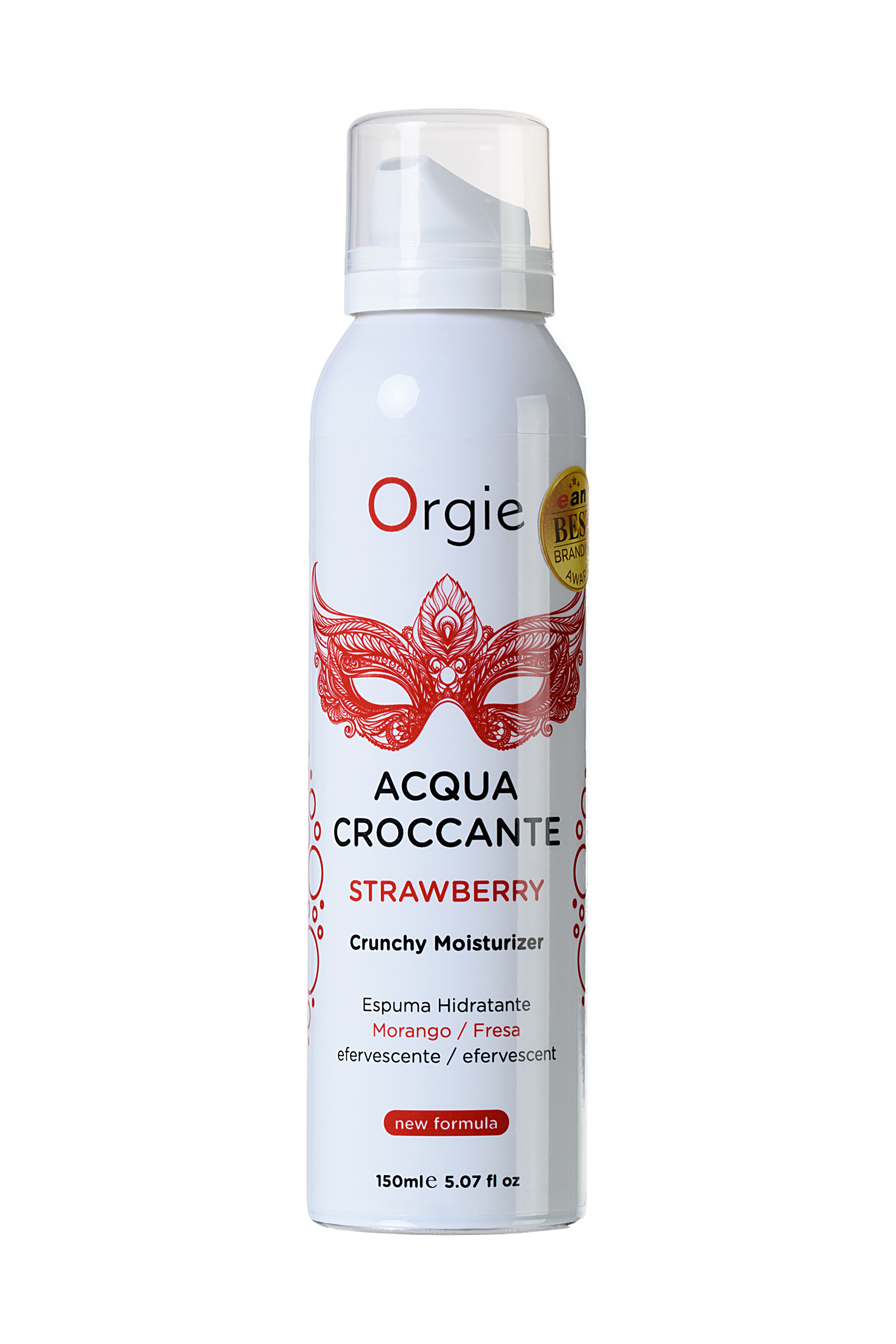 Шипучая увлажняющая пена Orgie Acqua Croccante для чувственного массажа 150 мл