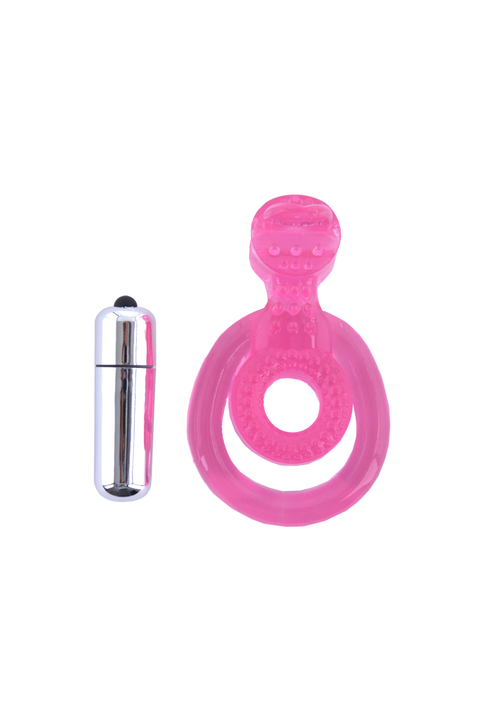 Вибронасадка на пенис Toyfa 888014 розовая 6 см
