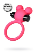 Силиконовое виброкольцо на пенис A-Toys by Toyfa Pikle розовое 6,9 см