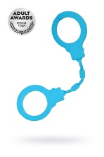 Силиконовые наручники A-Toys by Toyfa Celet голубые 33 см