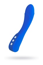 Силиконовый нереалистичный вибратор L'eroina by Toyfa Blury синий 18,5 см