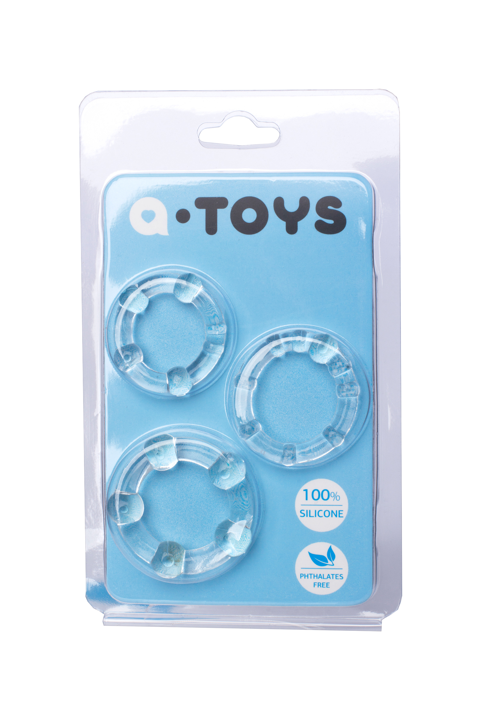 Набор колец Toyfa A-toys 769004 прозрачные 3,5/3/2 см