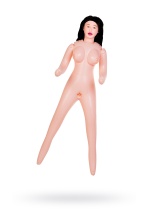 Кукла надувная с тремя отверстиями Dolls-X by Toyfa Cop Samantha брюнетка 160 см