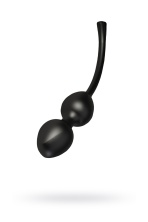 Силиконовые вагинальные шарики Mystim Jane Wonda Geisha Balls duo черные 3,5 см