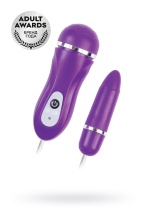 Виброяйцо Toyfa A-toys Pelly фиолетовое 6,6 см