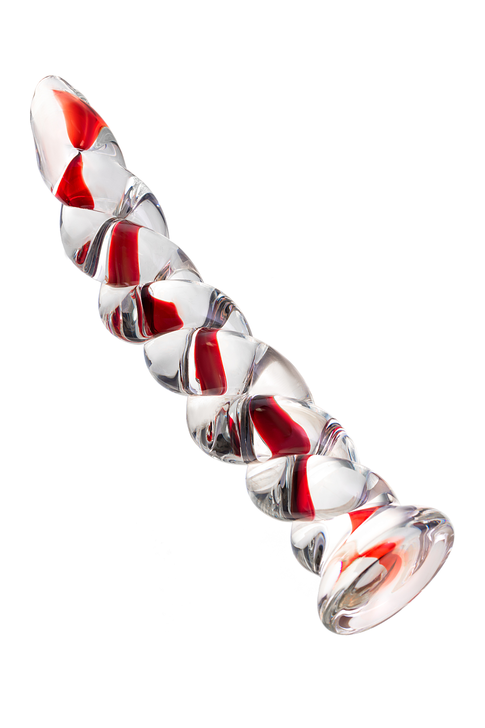Стеклянный нереалистичный фаллоимитатор Sexus Glass прозрачный 18 см