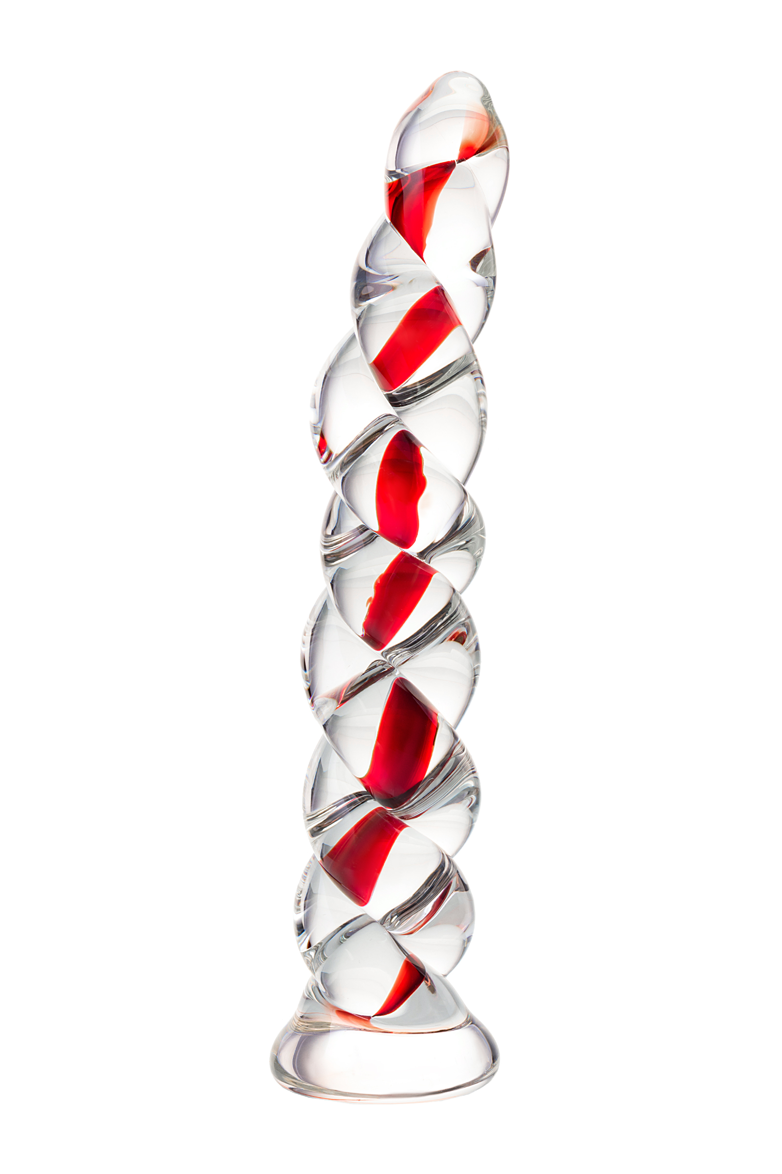 Стеклянный нереалистичный фаллоимитатор Sexus Glass прозрачный 18 см