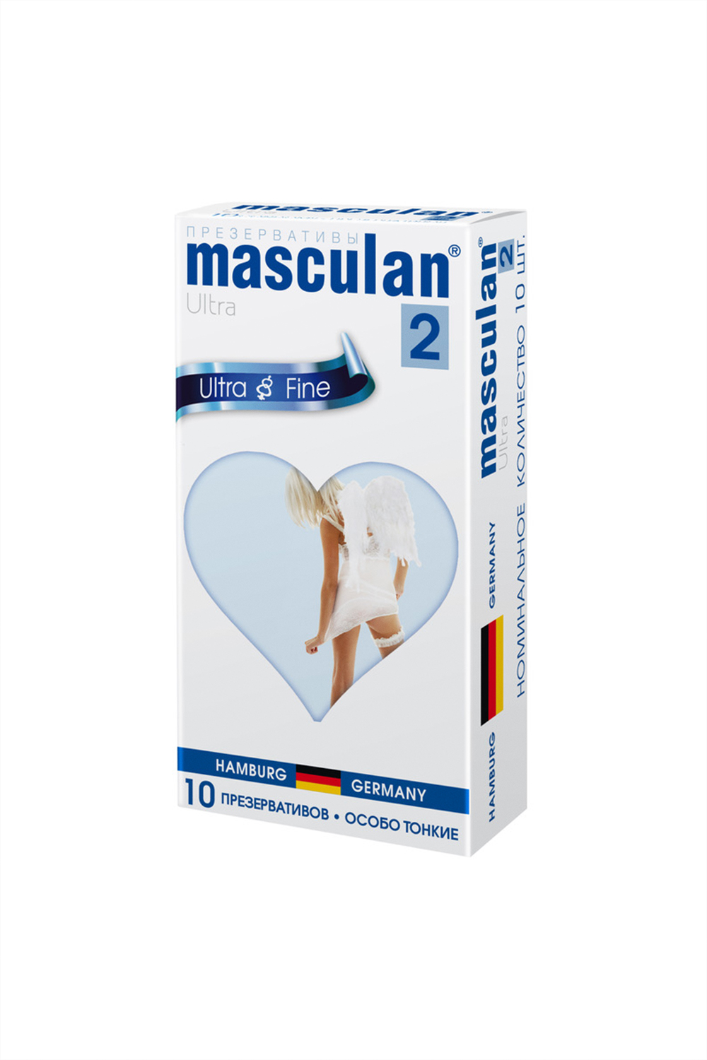 Ультратонкие презервативы Masculan Ultra 2 19 см 10 шт