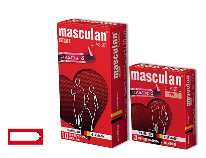 Презервативы нежные Masculan Classic 1 19 см 10 шт