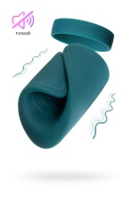 Силиконовый мастурбатор нереалистичный Lovense Gush голубой 8,6 см
