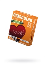 Презервативы Masculan Classic 3 Doty розовые 19 см 3 шт