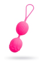 Силиконовые вагинальные шарики Eromantica Blossom фиолетовый 3,5 см
