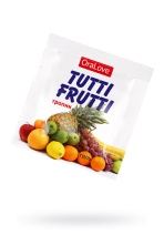 Съедобная гель-смазка Tutti-Frutti для орального секса со вкусом экзотических фруктов 4 гр