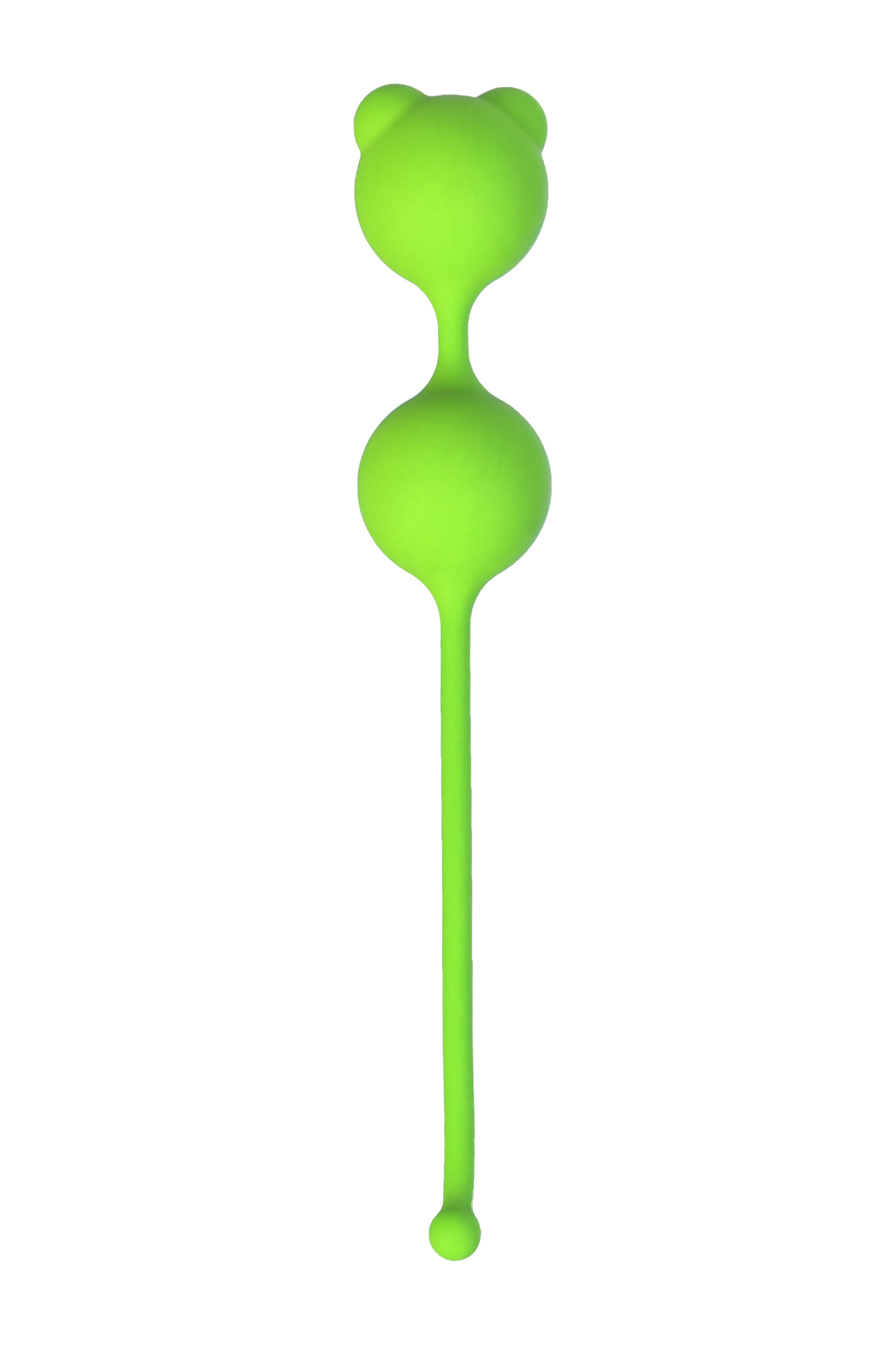 Силиконовые вагинальные шарики A-Toys by Toyfa Meeko зеленые 16,4 см