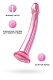Нереалистичный фаллоимитатор Jelly Dildo L Toyfa Basic розовый 20 см