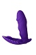 Силиконовый с клиторальным стимулятором Toyfa A-Toys фиолетовый 12 см