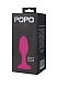 Металлическая анальная втулка TOYFA POPO Pleasure со стальным шариком розовая 10,5 см