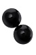 Стеклянные вагинальные шарики Sexus Glass черные 3,2 см
