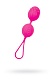 Силиконовые вагинальные шарики Штучки-дрючки розовые 3,5 см