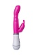 Вибратор с клиторальным стимулятором Toyfa A-Toys розовый, 20 см